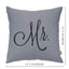 Mr. & Mrs. Pillow Covers | Beige