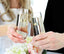 Mr. & Mrs. Champagne Flute Set | Glass